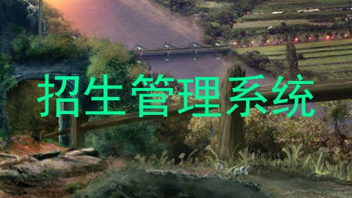 招生系统