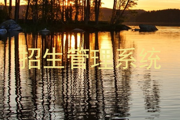 招生管理系统