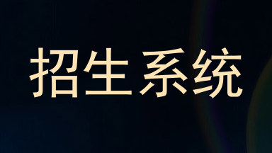 招生系统