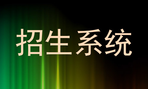 招生系统