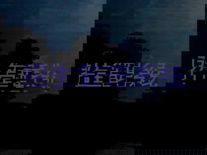 招生管理系统
