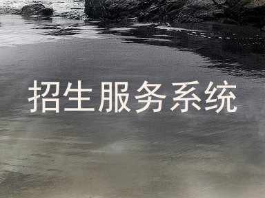 招生服务系统