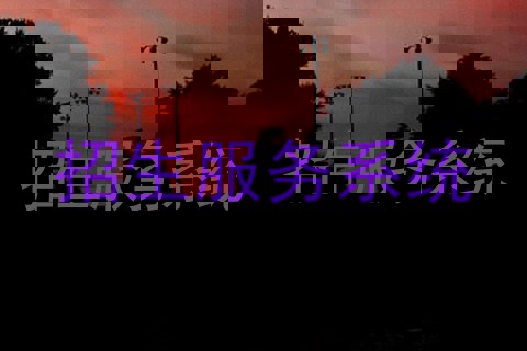 招生服务系统
