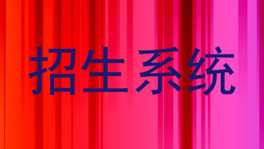 招生系统