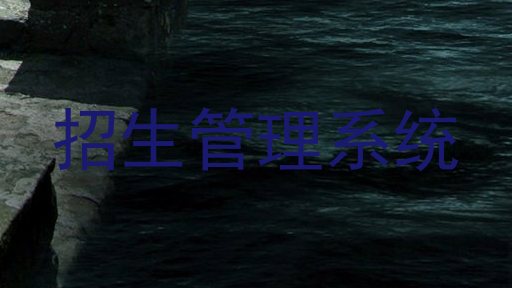 招生管理系统