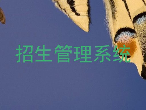 招生管理系统