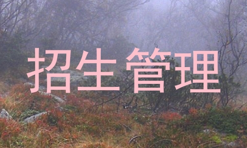 招生管理
