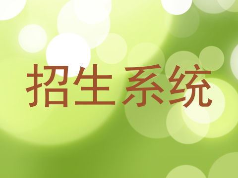 招生系统