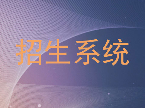 招生系统