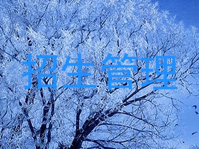 招生管理