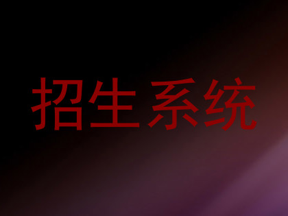 招生系统