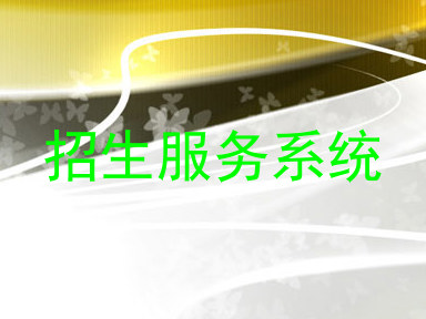 招生服务系统