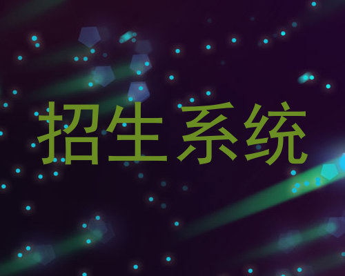 招生系统
