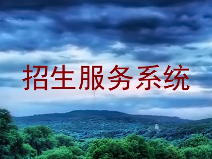 招生服务系统