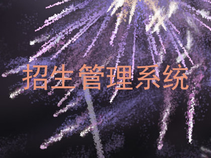 招生管理系统