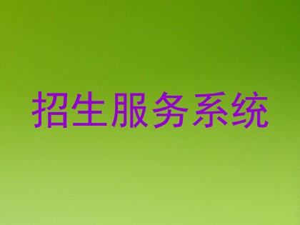 招生服务系统
