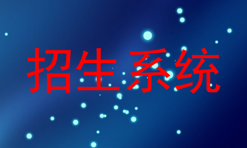 招生系统
