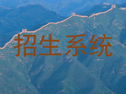招生系统