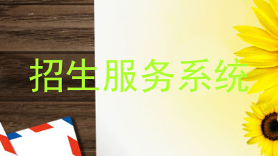 招生服务系统