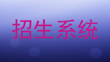 招生系统