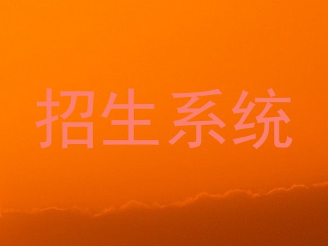 招生系统