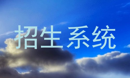 招生系统