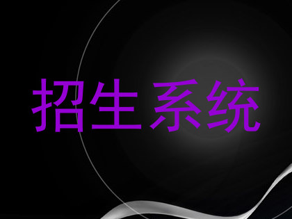 招生系统