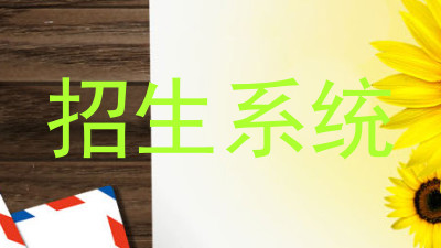 招生系统