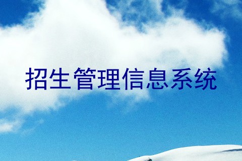 招生管理信息系统
