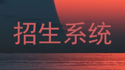 招生系统