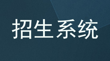 招生系统