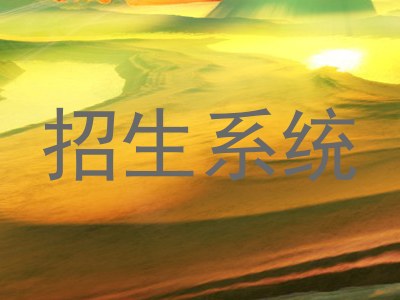 招生系统