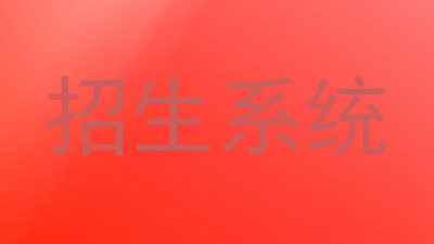 招生系统