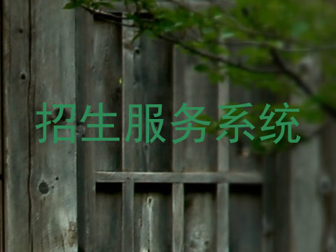招生服务系统