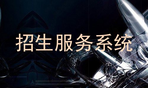招生服务系统
