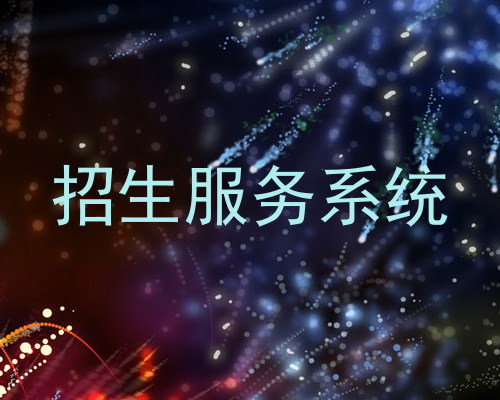 招生服务系统