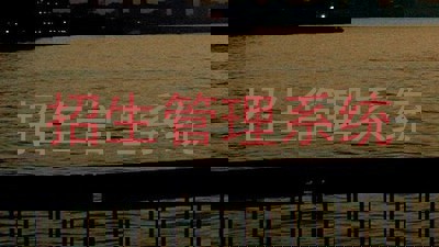 招生管理系统