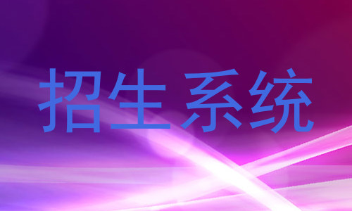 招生系统