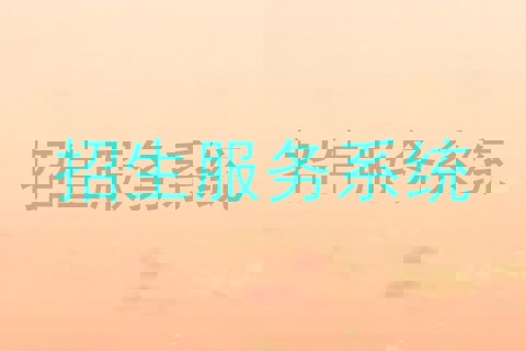 招生服务系统