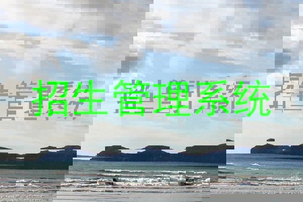 招生管理系统