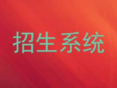 招生系统