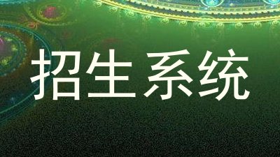 招生系统