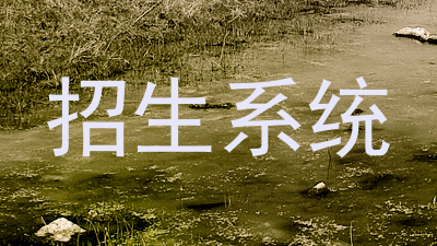 招生系统