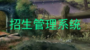 招生管理系统
