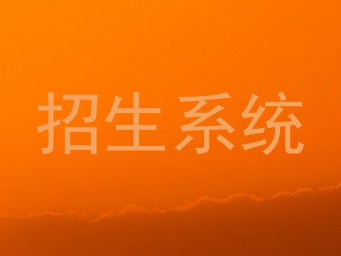 招生系统
