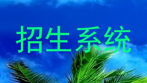 招生系统