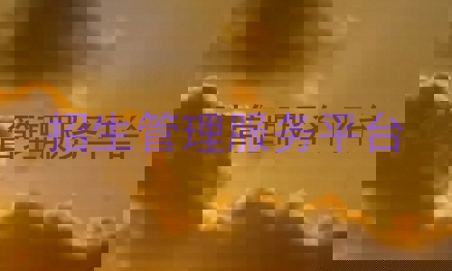 招生管理服务平台