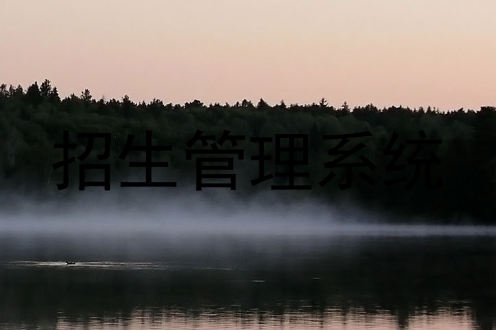 招生管理系统