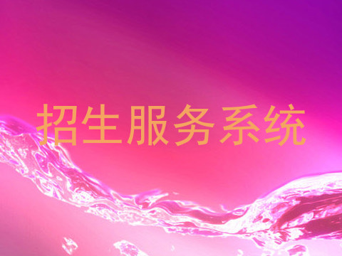 招生服务系统