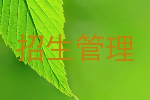 招生管理